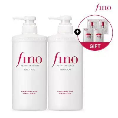 상품 이미지: 피노 프리미엄 터치 샴푸 550ml 2개 + 피노 샤쉐 4매