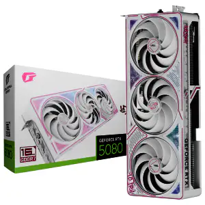 상품 이미지: 컬러풀 COLORFUL iGame 지포스 RTX 5080 ULTRA OC White D7 16GB 그래픽카드