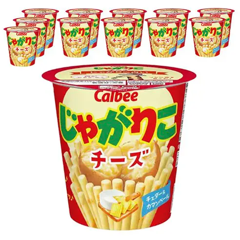 상품 이미지: 일본 calbee 가루비 쟈가리코 과자 치즈 55g 12개