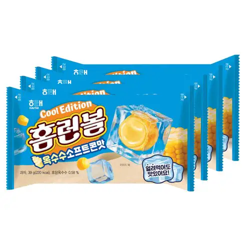 상품 이미지: 해태제과 홈런볼 옥수수콘크림맛, 39g, 4개