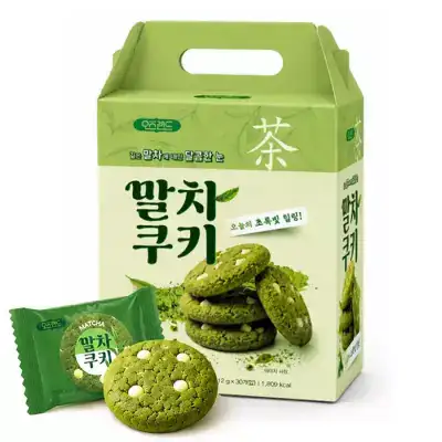 상품 이미지: 오즈랜드 말차쿠키 360g(12gX30개입) / 화이트초코칩 콕콕