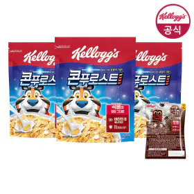 상품 이미지: 시리얼 콘푸로스트 600g x 3개 + 쿠키앤크림 30g