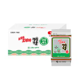 상품 이미지: (신선집중) 소문난오부자 재래도시락김5g 54봉