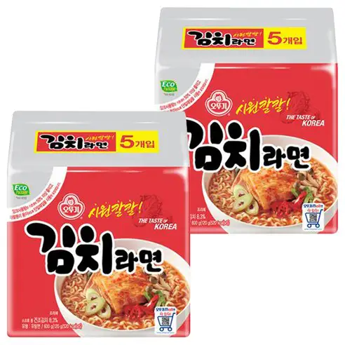 상품 이미지: 오뚜기 김치라면 120g, 10개
