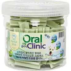 상품 이미지: 강아지 오랄클리닉 덴탈 스틱 껌, 청사과, 300g, 1개