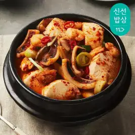 상품 이미지: [쿡솜씨] 해물순두부찌개 해물3종 순두부 400g 동봉 신선야채 밀키트