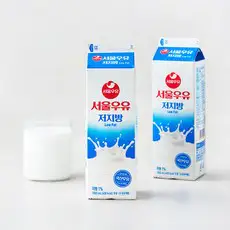 상품 이미지: 서울우유 저지방 우유, 1L, 2개