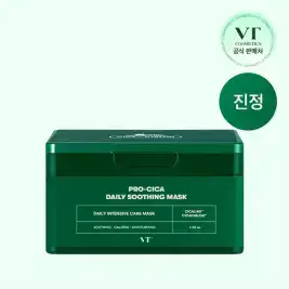 상품 이미지: [1일 1팩] VT 프로 시카 데일리 수딩 마스크 (30매입)
