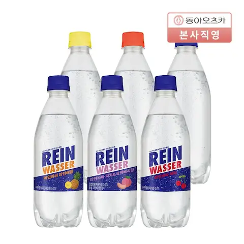 상품 이미지: 라인바싸 탄산수 500ml*20입 (6종 택 1박스)
