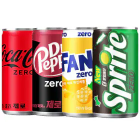 상품 이미지: (옵션선택)코카콜라제로 190ml + 제로 음료 190ml 모음 60캔 (30캔x2박스)