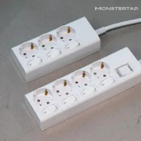 상품 이미지: 국산 안전 접지 개별 과부하차단 멀티탭 2구 3구 4구 5구 6구 슬림 납작 플러그