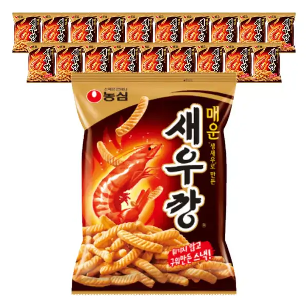 상품 이미지: 농심 매운새우깡, 90g,  20개