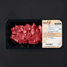 상품 이미지: 백년미소 국내산 소고기 정육세절 2등급 국거리용 (냉장), 200g, 1팩