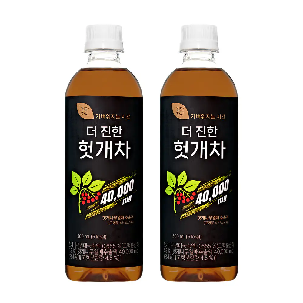 상품 이미지: (임박)일화차시 더진한헛개차 500ml X 20pet 헛개나무열매추출액 40,000mg