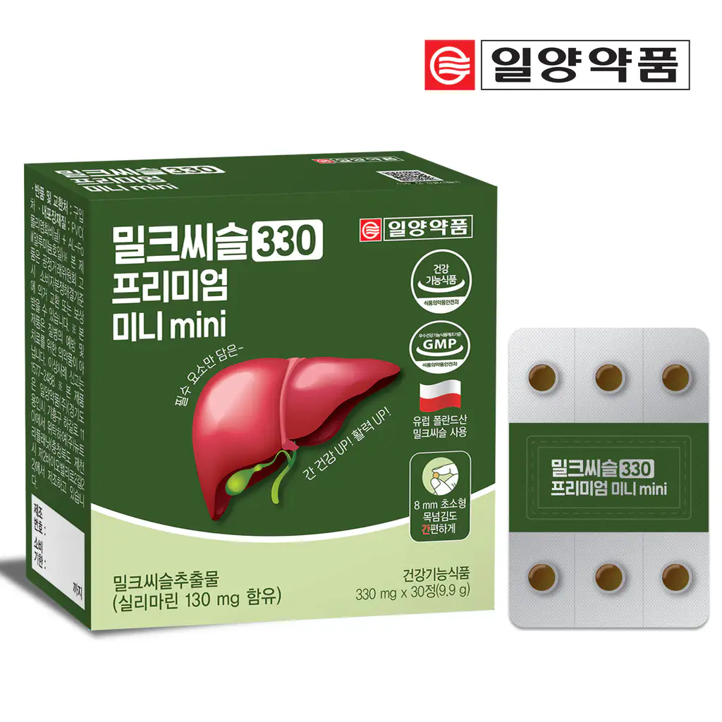 상품 이미지: 일양 밀크씨슬 330 프리미엄 미니 mini 30정 1박스