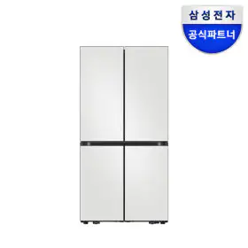 상품 이미지: 비스포크 AI 냉장고 4도어 1등급 RM70F91R1A 코타화이트