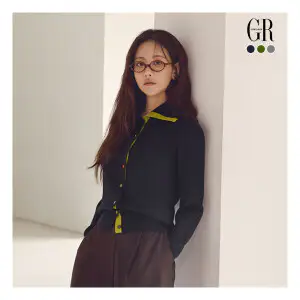 상품 이미지: 조르쥬 레쉬 26FW 하이넥 레인보우 가디건 3종