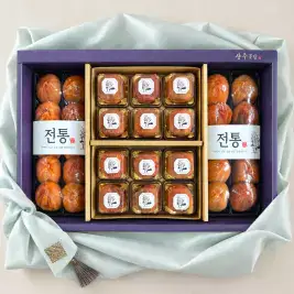 상품 이미지: 프리미엄 상주곶감 추석 선물세트 반건시 18구