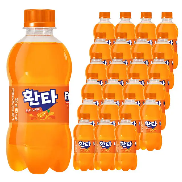 상품 이미지: 코카콜라 환타 오렌지, 300ml, 24개