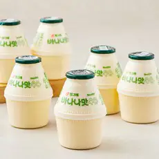상품 이미지: 바나나맛우유, 240ml, 6개