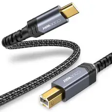 상품 이미지: 코드웨이 USB C타입 to B 프린터케이블, 1개, 1.5m