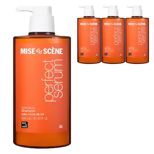 상품 이미지: 미쟝센 퍼펙트 오리지널 세럼 샴푸, 900ml, 4개