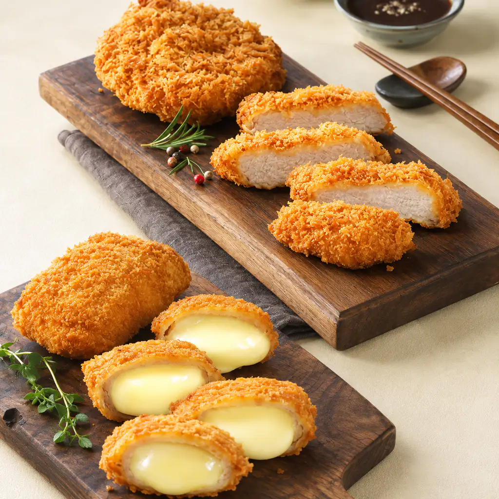 상품 이미지: 5+5 토끼정 통등심가츠 120g, 통모짜치즈가츠120g, 돈까스