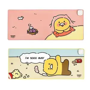 상품 이미지: 춘식이 온열 마우스 장패드 책상 테이블 온열 데스크 매트 캐릭터 노트북 키보드