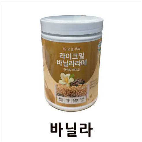 상품 이미지: 오늘부터 라이크밀 단백질 쉐이크 바닐라라떼맛, 1개, 450g