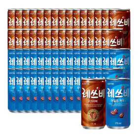 상품 이미지: 레쓰비 마일드 175mlx30캔+모카라떼 175mlx30캔 (총 60캔)