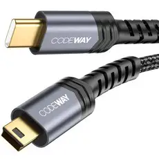 상품 이미지: 코드웨이 USB C타입 to 미니5핀 외장하드 케이블, 1개, 2m