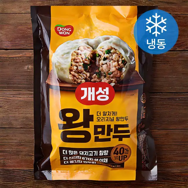 상품 이미지: 개성 왕만두 (냉동), 1.2kg, 1개