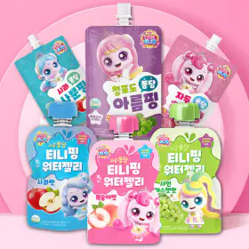 상품 이미지: 캐치티니핑 과채음료 3종 (청포도맛/자두맛/사과맛) 100ml 20개