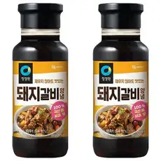 상품 이미지: 청정원 전통 돼지갈비양념, 500g, 2개