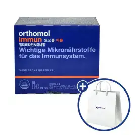 상품 이미지: [쇼핑백증정] 오쏘몰 이뮨 멀티비타민 미네랄 (액상 20ml + 정제 919mg) x 30개입 / WJ