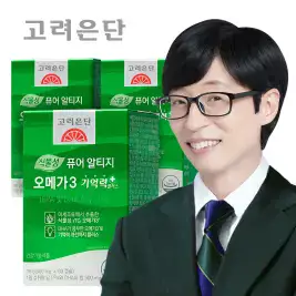 상품 이미지: [본사직영] 고려은단 식물성 퓨어 알티지 오메가3 기억력+ 60캡슐 X 3개 (3개월분)