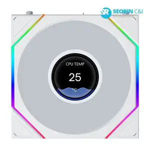 상품 이미지: 서린공식 리안리 UNI FAN TL FLEX LCD 120 화이트 1팩