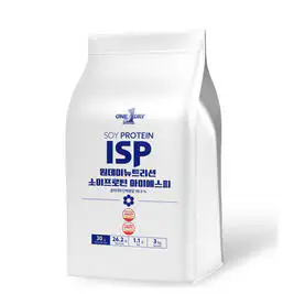 상품 이미지: ISP 소이 프로틴 식물성 분리대두 콩 단백질 식품 헬스보충제 쉐이크 저칼로리