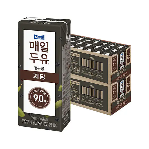 상품 이미지: 매일두유 검은콩 190ml, 48개
