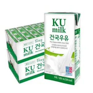 상품 이미지: 건국우유 건국 멸균우유 200ml 48팩
