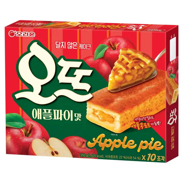상품 이미지: 오리온 오뜨 애플파이맛 10p, 350g, 1개