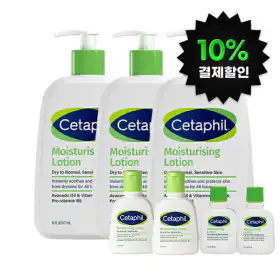 상품 이미지: (10%결제할인+최종가26900원)세타필 로션 473ml 3개 +로션 118ml 2개+로션 29ml 2개 증정