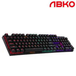 상품 이미지: K640 LED 게이밍 기계식 키보드 갈축블랙