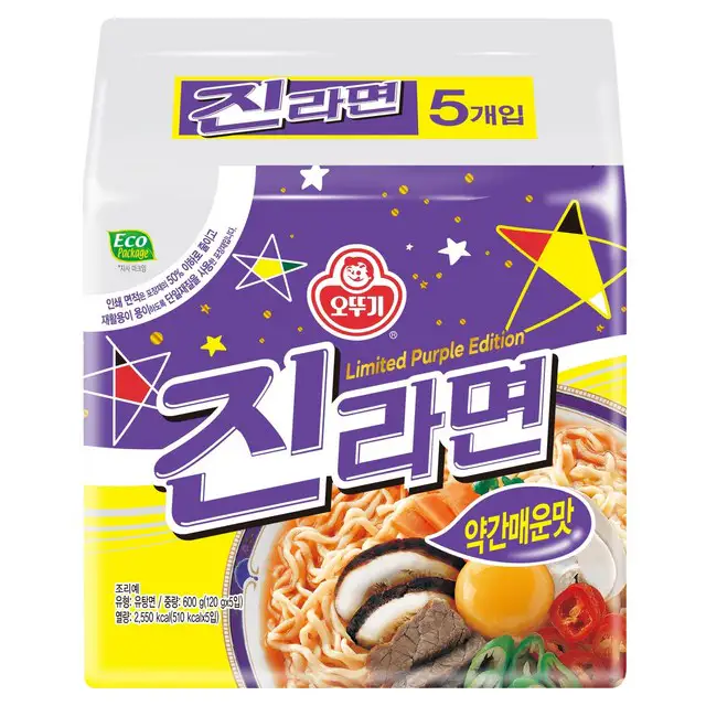 상품 이미지: 오뚜기 진라면 약간매운맛 120g