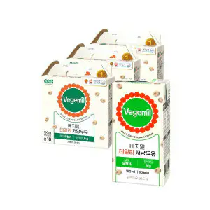 상품 이미지: 베지밀 데일리 저당두유 190ml x 48팩
