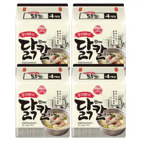 상품 이미지: 오뚜기 동대문식 닭한마리 칼국수 멀티팩(4개입) X 4팩 (총16개입)
