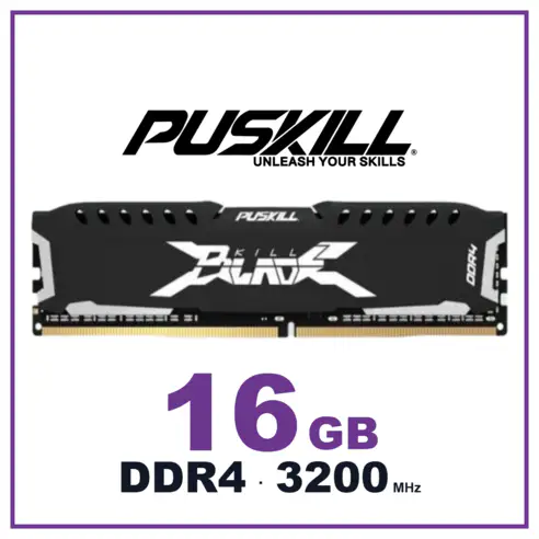 상품 이미지: PUSKILL DDR4 방열판 데스크탑 램 메모리 UDIMM