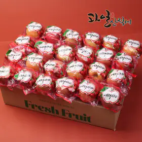 상품 이미지: (신선집중) 경북 세척사과 껍찔째먹는 홍로사과  4.5kg