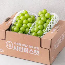 상품 이미지: 한반도 비파괴 당도선별 샤인머스켓, 1.5kg, 1개