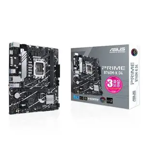 상품 이미지: (ASUS)ASUS PRIME B760M-K D4 STCOM